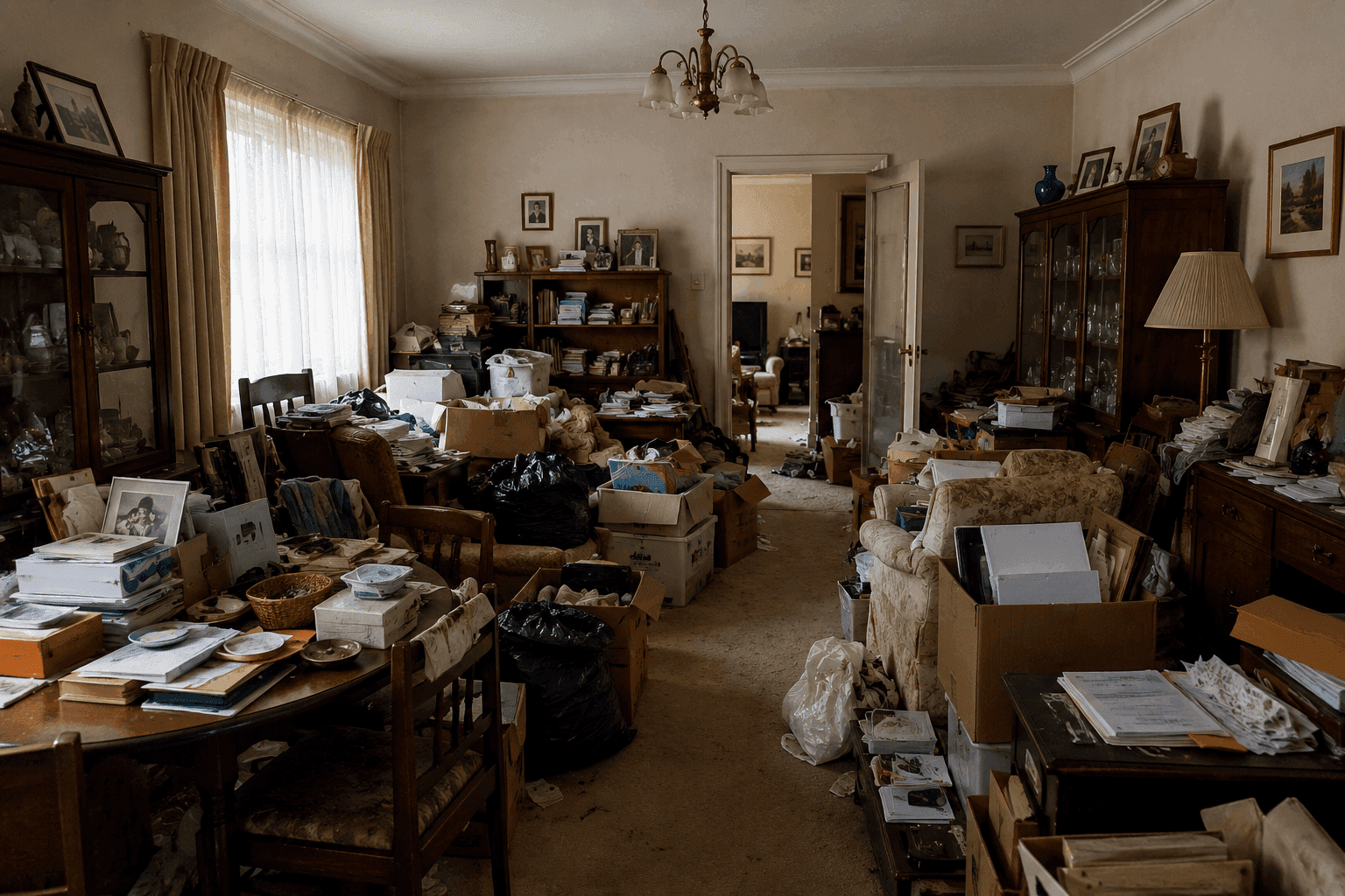 Before — Messy Family Home → Move-In Ready